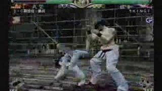 VF3tb vs VF4 10on10 battle Teppei(AK) vs King(PA)