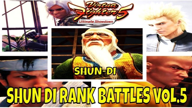 VF5US- SHUN DI RANK BATTLES VOLUME 5! (Virtua Fighter 5: Ultimate Showdown)- Gameplay, FGC, Gaming.