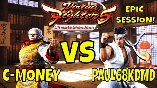 VF5US- EPIC C-MONEY VS PAUL68! (Virtua Fighter 5: Ultimate Showdown)- Lau Chan VS Akira Gameplay.